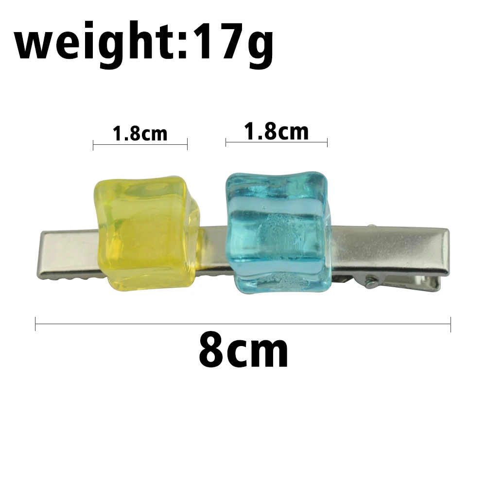 Bocchi the Rock Hitori Gotoh épingle à cheveux carrée Anime bleu et jaune cheveux Cosplay accessoire accessoires filles femmes Cosplay Festival cadeau