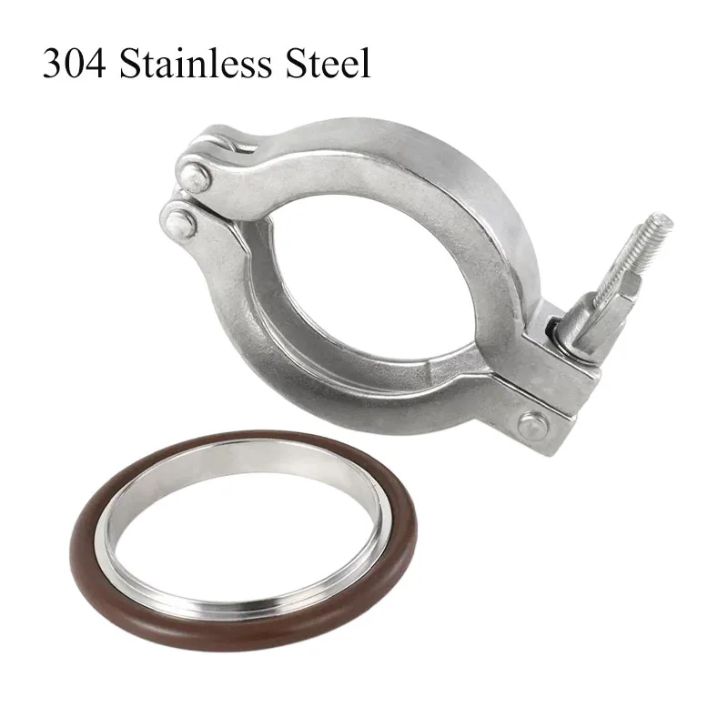 KF Vacuum Clamp Buckle Stainless Steel Clamp 304 Stainless Steel Quick Fit pipe Rack KF16/25/40/50/63