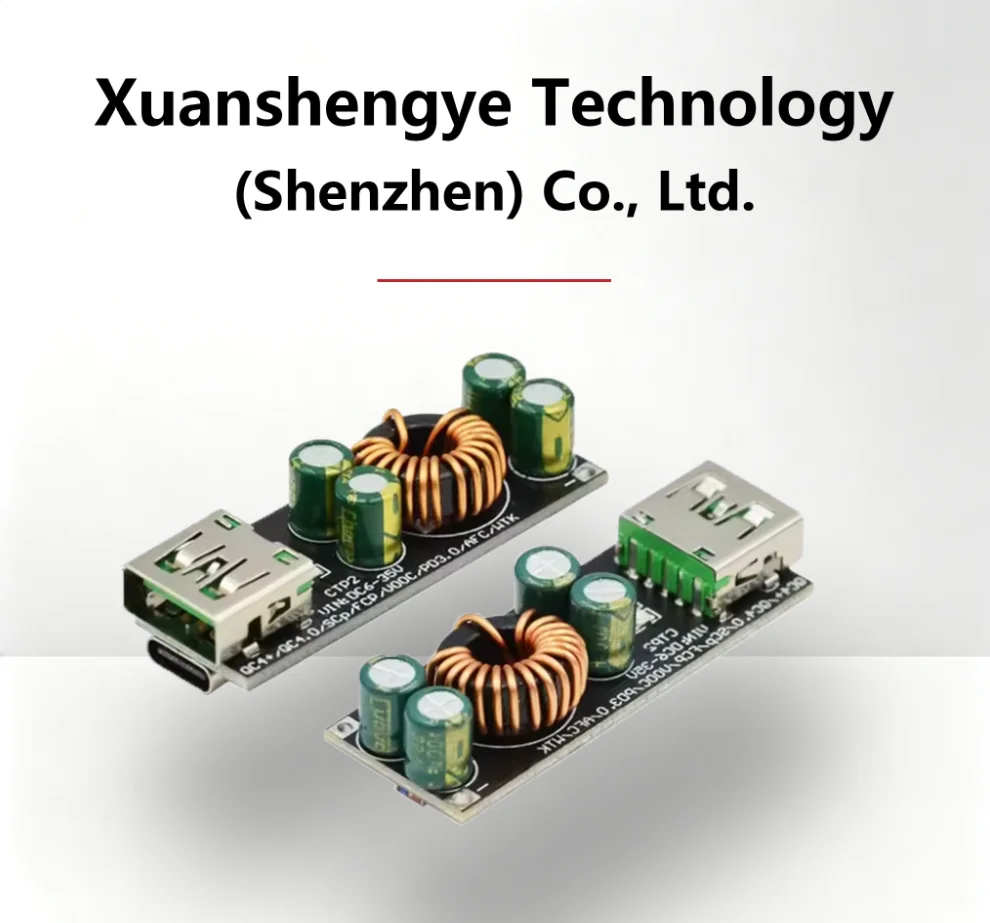 Fast Charging Module QC4.0 PD3.0, 6-35V DIY Step Down Charger Board Support VOOC SCP AFC