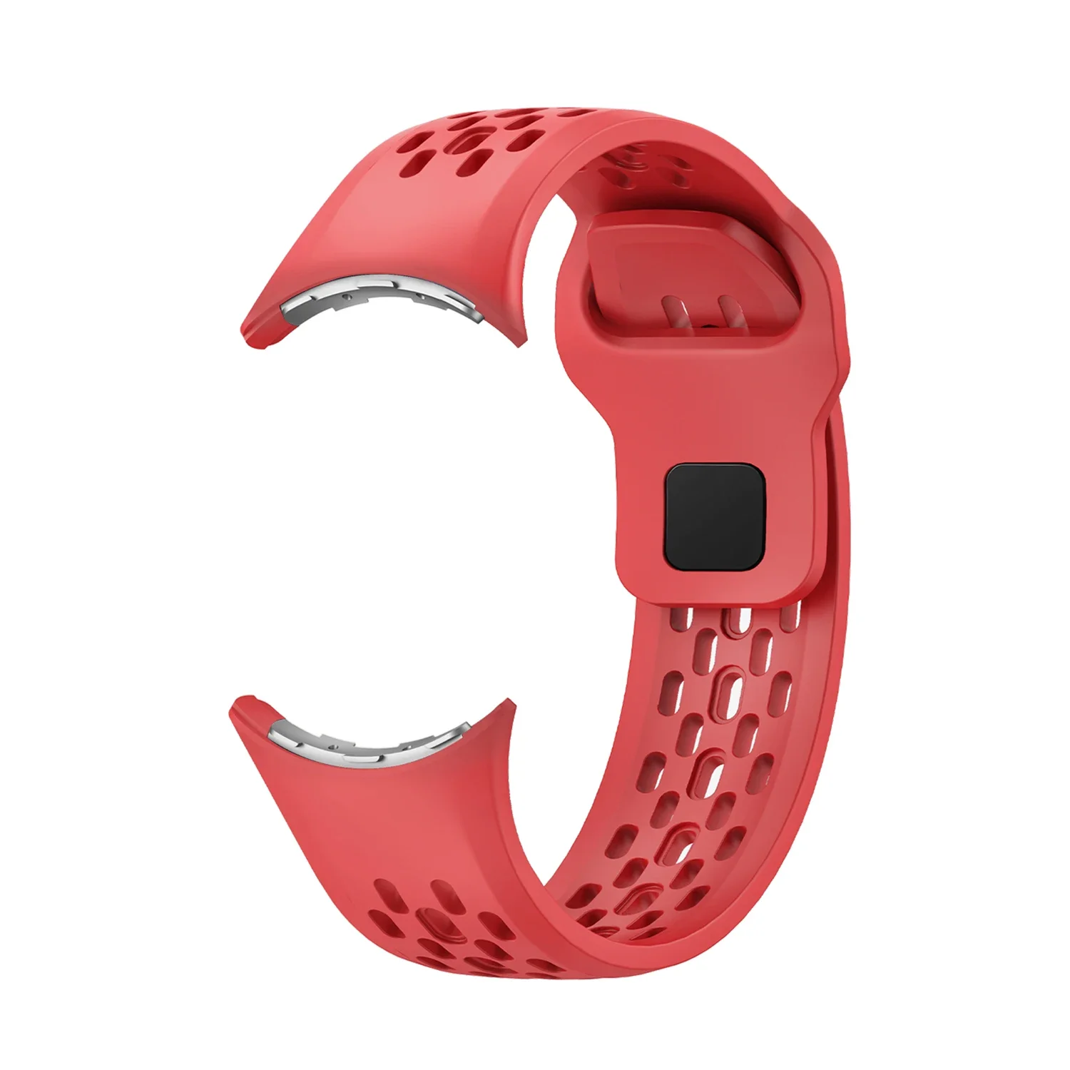 Silicone watch band For Google Pixel Watch3 45mm Porous Breathable Sports Strap Wristband