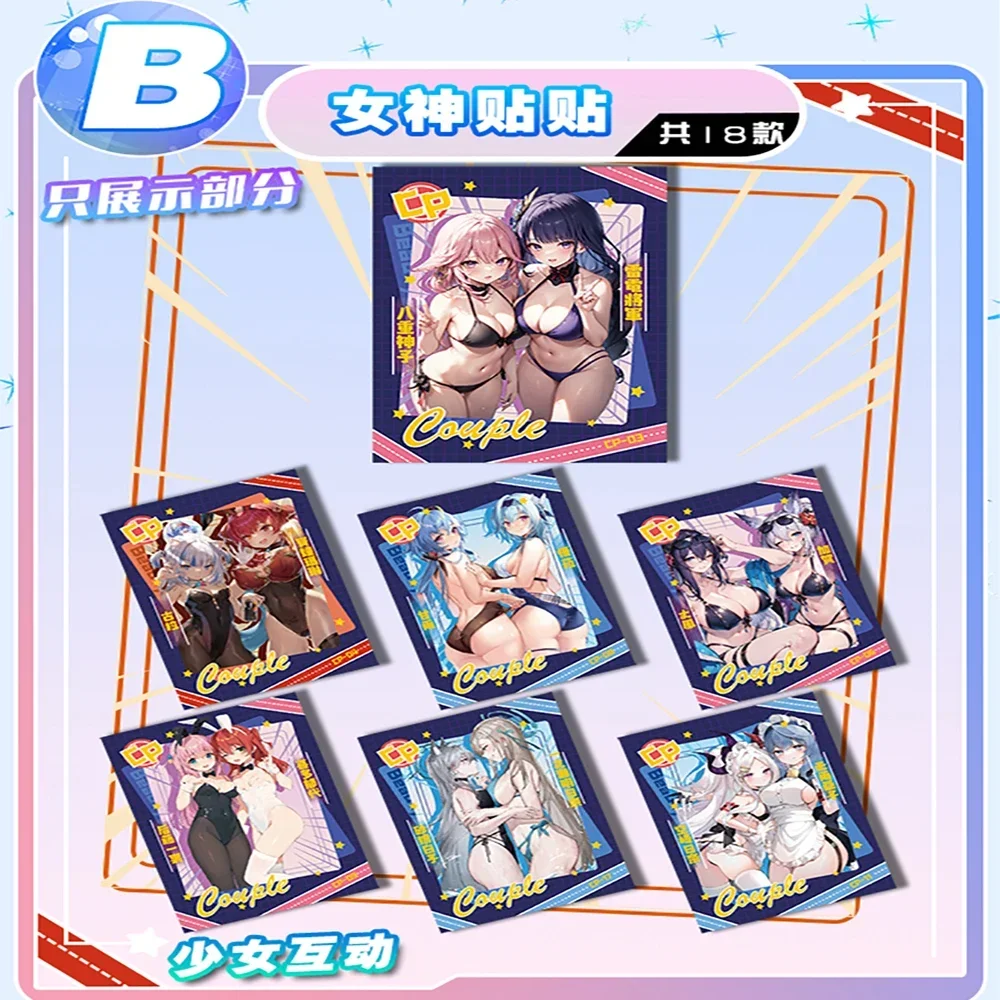 Il più nuovo gruppo di belle donne Goddess Story Collection Cards Sexy Girl costume da bagno Party ACG CCG TCG Box Toys and hobby Gifts