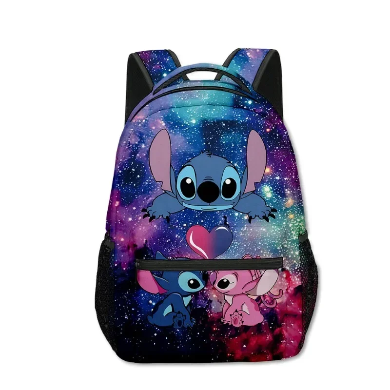 Stitch Primary School Student Anime Backpack Cartoon Large Capacity Printing Anime Kawaii Sports Backpack Lightening Mochila