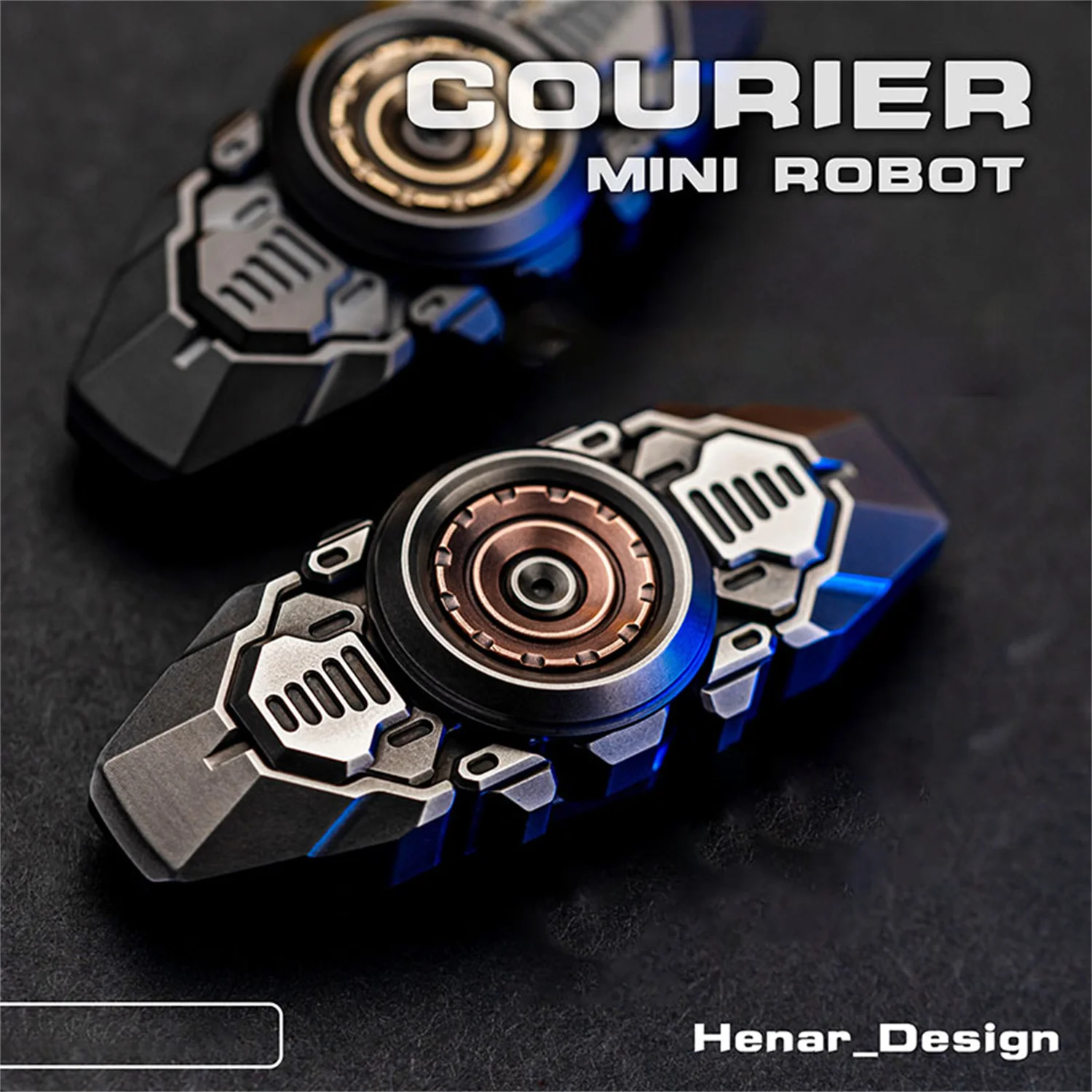 WANWU EDC in acciaio inox punta delle dita giroscopio metallo agitarsi giocattoli antistress Finger Spinner