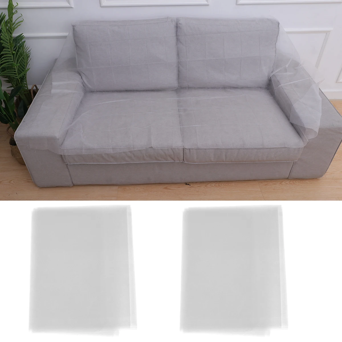 

2Pcs Disposable Bed Sheet Non-Woven Thin Compact Size Travel Use Comfortable Sheets for Bed Without Fluorescer Brightener