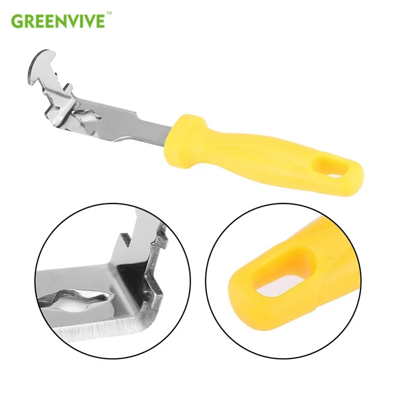 

Bee Hive Tool, Frame Scraper Cleaning Tool for Beekeeper, Take Honey Knife, Honey Scraper Frame Lifter, Beekeeping Equipment