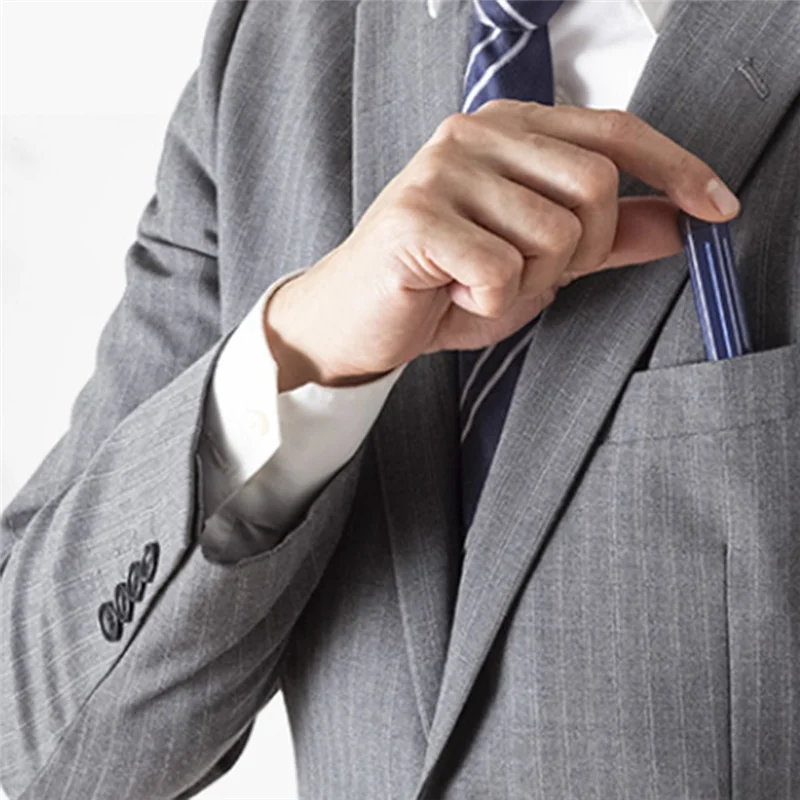 Sensitive Wireless Mouse Pen Bluetooth 3 Modes DPI Adjustable For Office Meeting Home Etc Blue