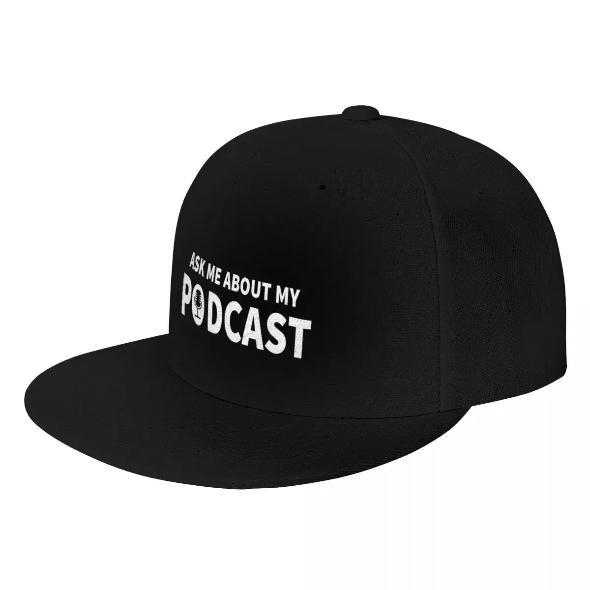 Ask Me Bout My Podcast Awesome Podcasting Host Baseball Cap Hat Luxury Brand Sunscreen Women's Clothing Men's