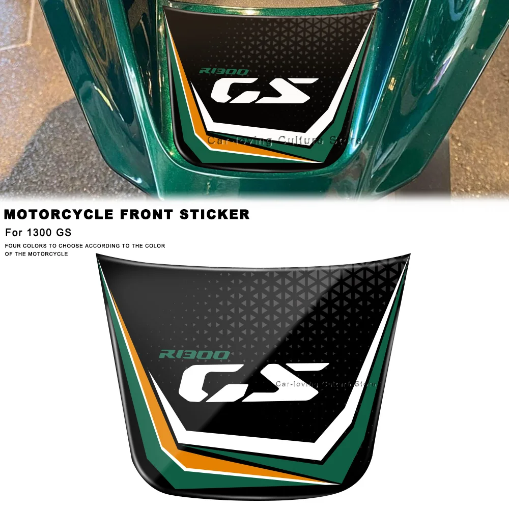 3D Motorcycle Front Sticker Front Mouth Cover Decal For  R1300GS R 1300 GS 2023 2024