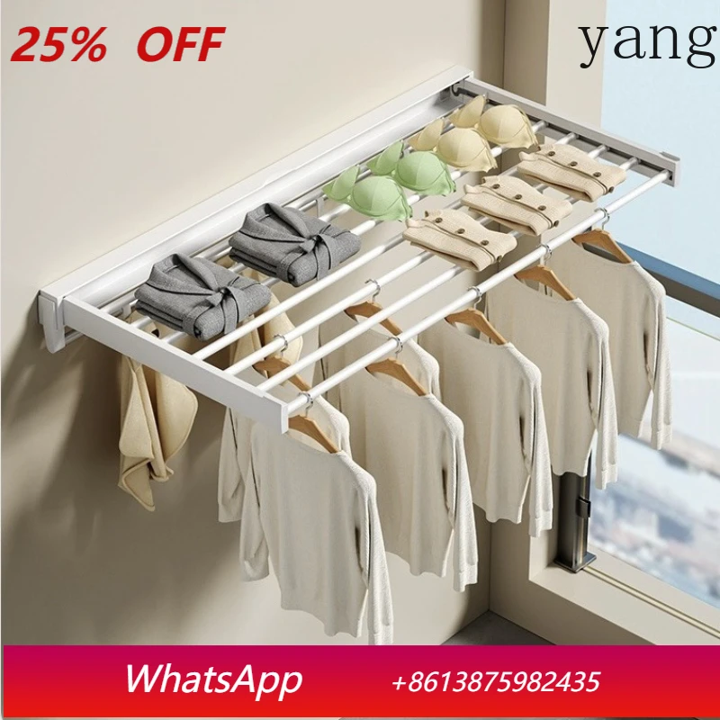 

LTT Invisible Drying Rack Wall Mounted Multi-Function Folding Drying Rack No Punching Required