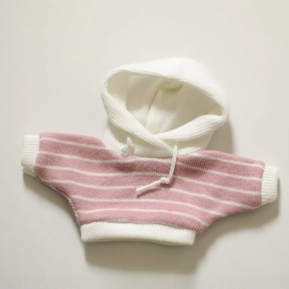 

Cotton Doll Clothes Undershirt Solid Color Hoodie 12cm Doll Clothes Sweater High Quality No Attributes Doll Clothes Doll Owner