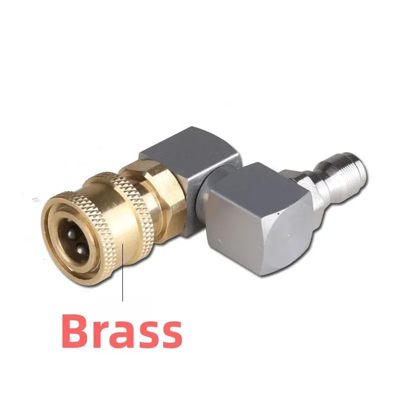 For Car Wash 360 Rotating Nozzle Washer Adapter Practical Car Cleaning Accessory Car Accessory Aluminum Option