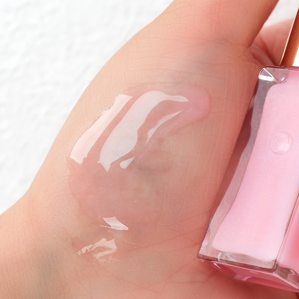 Private Label LIP Essence Vloeibaar Aangepast logo Collageen doordrenkte opvullende rimpelverminderende lippen Serumbalsem Hydraterende make-up