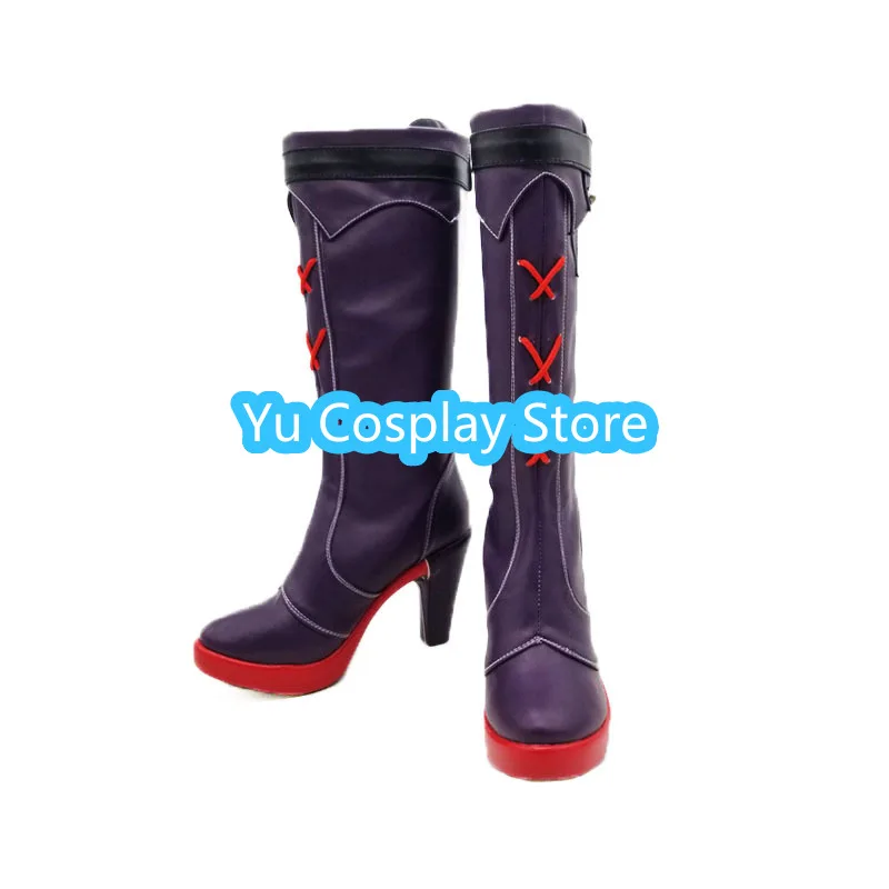 Honkai Impact 3 Yae Sakura zapatos de Cosplay, zapatos de cuero PU, botas de Carnaval de Halloween, utilería hecha a medida