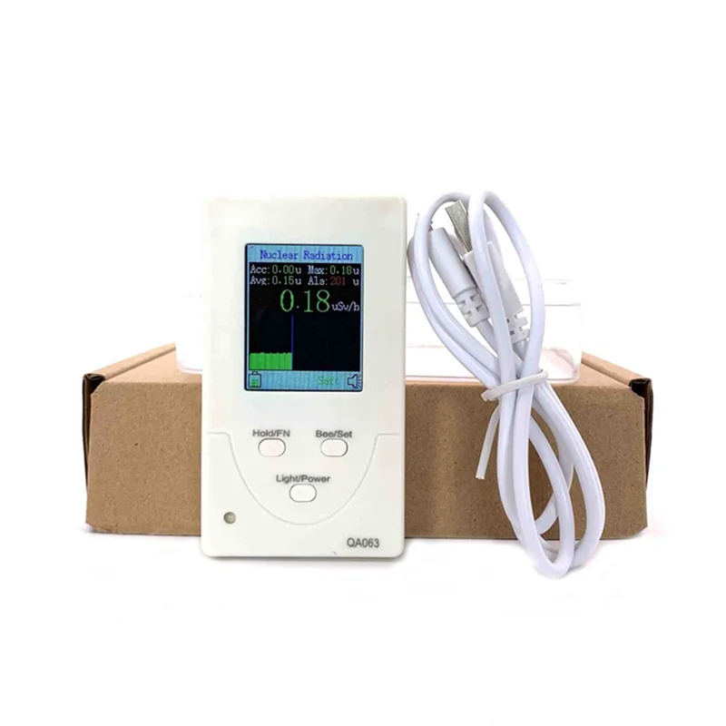 Hot New Geiger Counter Dosimeter Nuclear Radiation Detector Hard β γ-Ray X-Ray Iodine 131 Detector 3 Alarm Ways EMF Meter