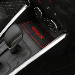 Car Gear Groove Door Storage Box Cup Slot Pad Anti-slip for Chevrolet Cavalier Onix 2020 2021 2022 2023 2024 Accessories Auto