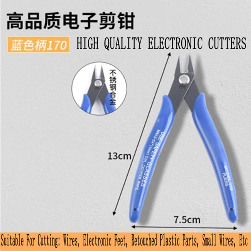 1pcs 170 Electronic Pliers Universal Pliers DIY Components Parts Hand Tools electric shears pliersWire Strippers