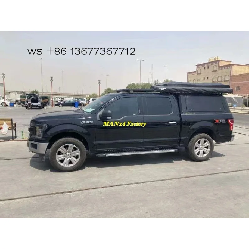 

Steel MANx4 Truck Topper Cap Camper Pickup Canopy F150 5.5 Feet Pick Up Trucks