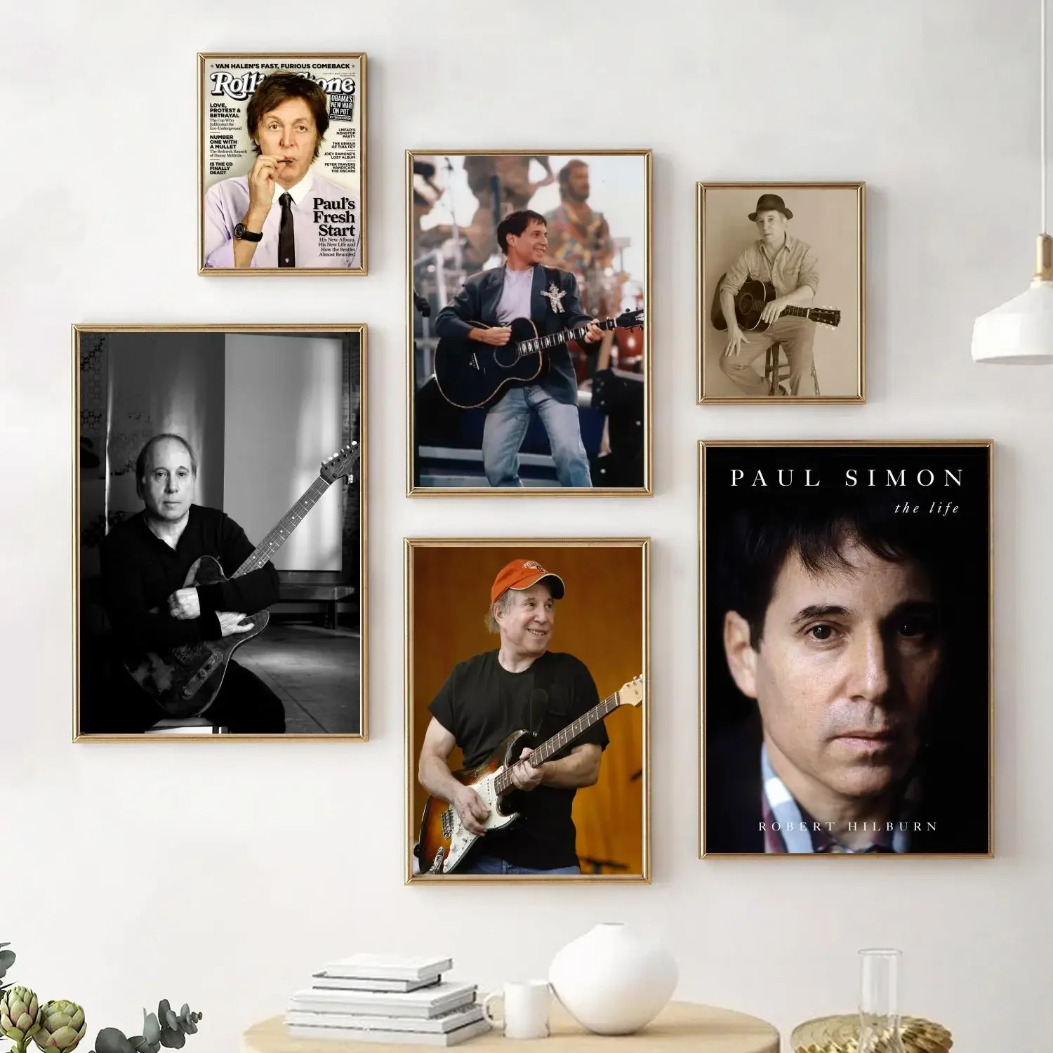 Paul Simon Singer Poster Decorative Painting Canvas Poster Wall Art Living Room Posters Bedroom Painting