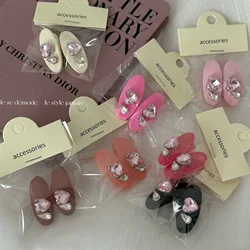 Versione coreana di water drop love exquisite diamond duckbill clip sweet girl hairpin princess hairpin hairpin new headwear