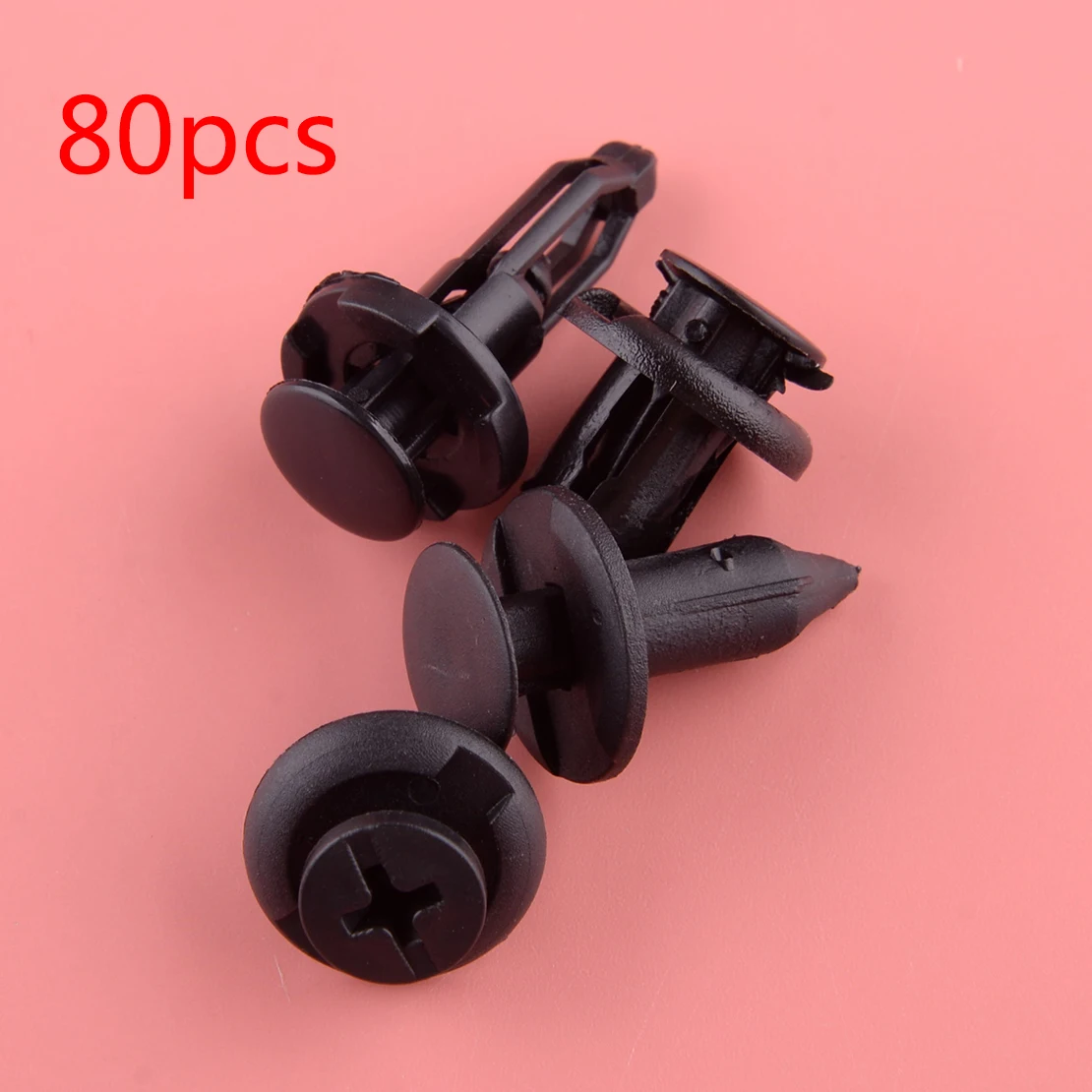 80pcs/set Body Bumper Push Retainer Pin Fender Trim Moulding Clip Rivet Universal 91503SZ3003 91512SM4003 5216102020 21030249