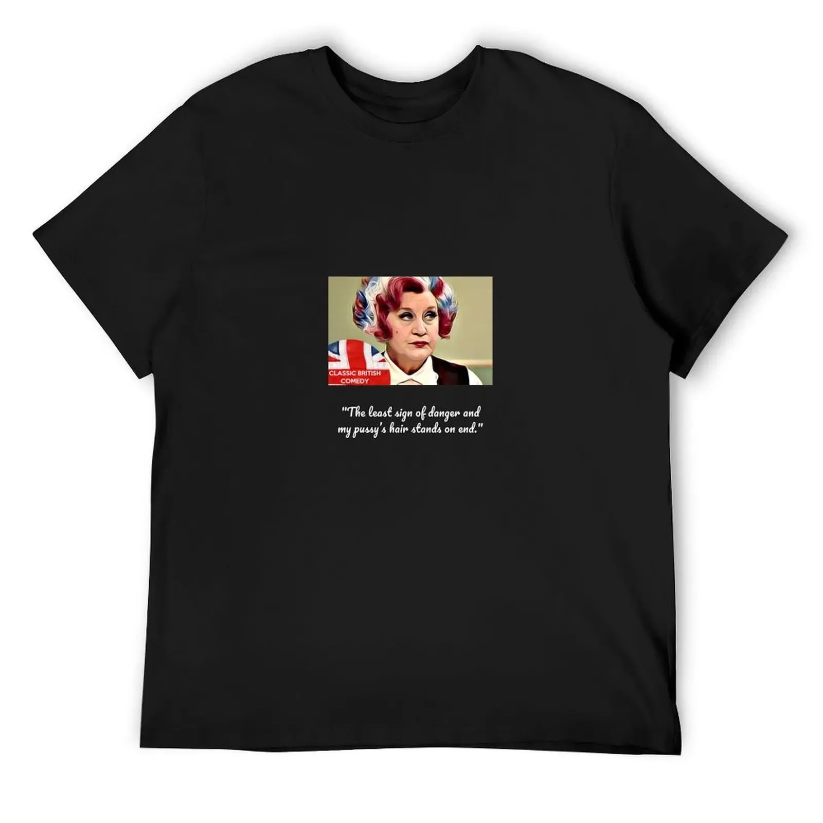 

Mrs Slocombe Are You Being Served T-Shirt aesthetic clothes tees for a boy mens graphic t-shirts funny