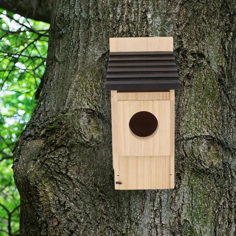 Bird Breeding Box Bird Nest Wooden Incubator Wooden Living Warm Outdoor Wooden House Wooden Box