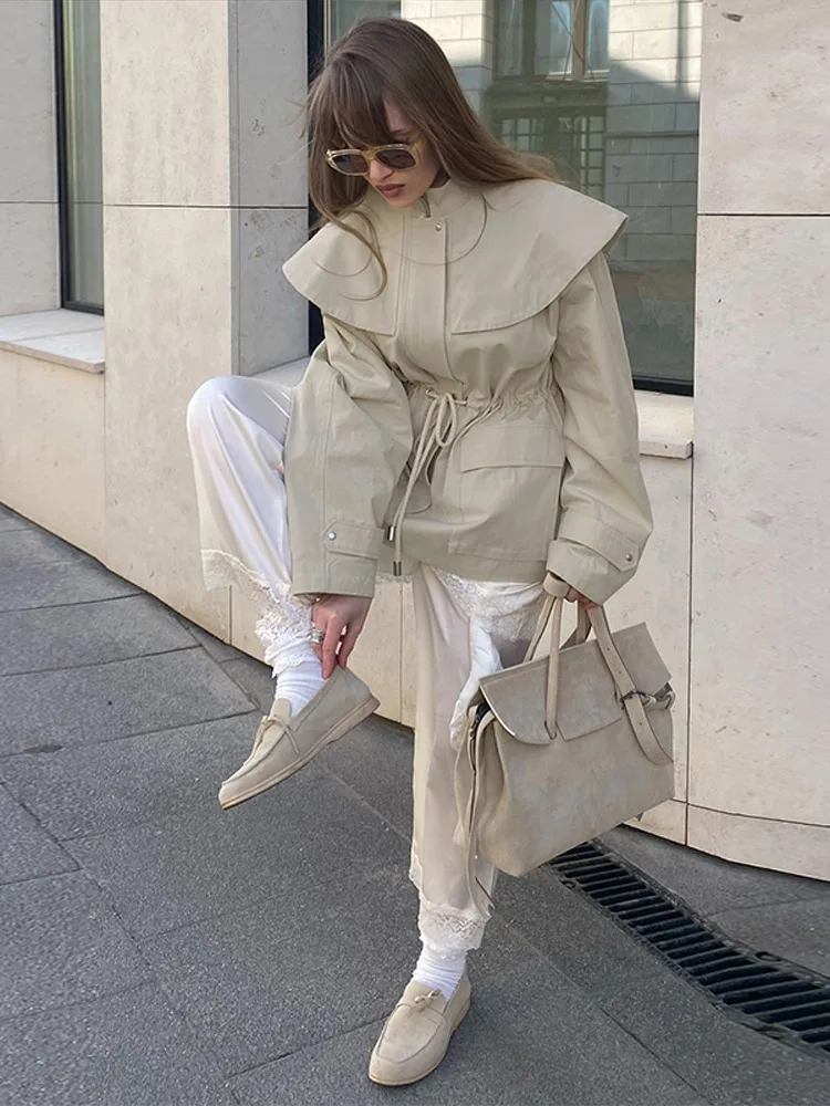 

Французская шаль-куртка средней длины для осени/зимы 2025: новая модная универсальная женская куртка