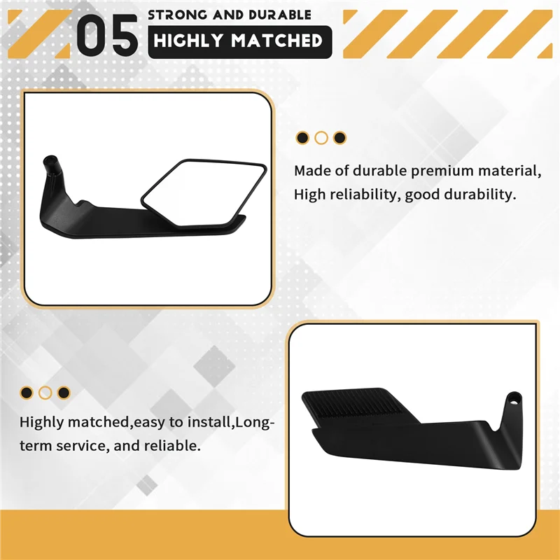 

High Quality Motorcycle Rearview Mirror Rearview Mirror Forbmw Foldable Stealth Winglets Side Mirror