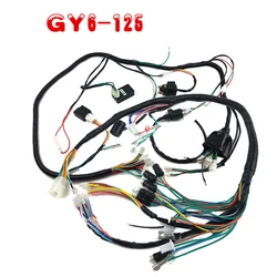 Motorcycle Electrical Wiring Harness Wire Cable For Kymco Baotian Jonway Guangyang Wangye GY6125 Regulator Starter Ignition Coil