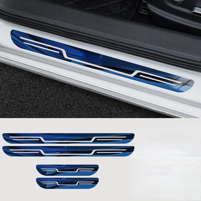 

Suitable For AITO M9 2024 Stainless Steel Threshold Strip Rear Guard Welcome Pedal Decorative Stickers