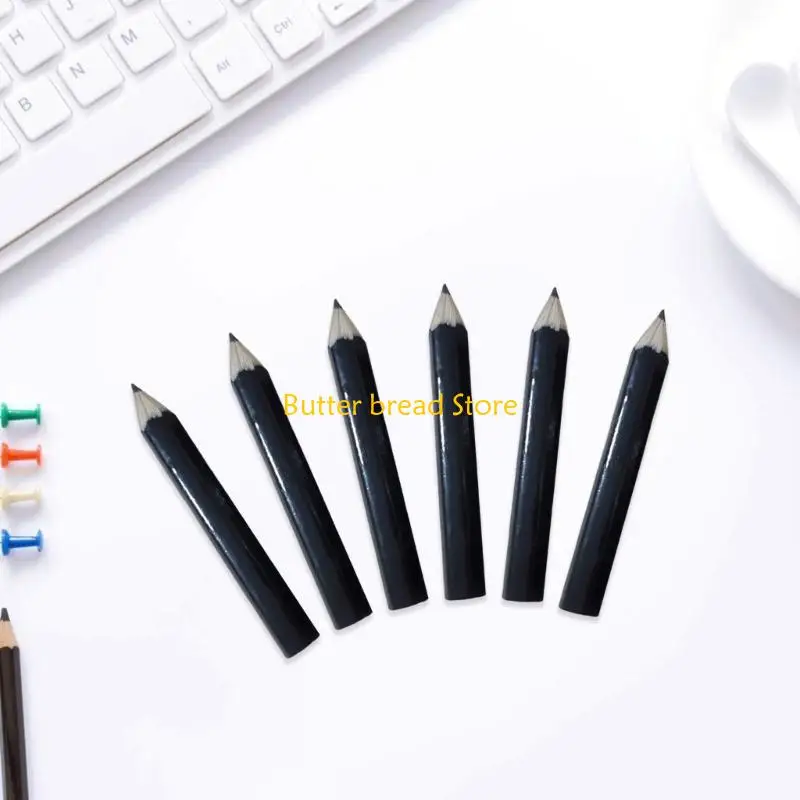 W89C 50PCS Golf Pencil Drawing Pencil قضيب سداسي مريح للمكتب