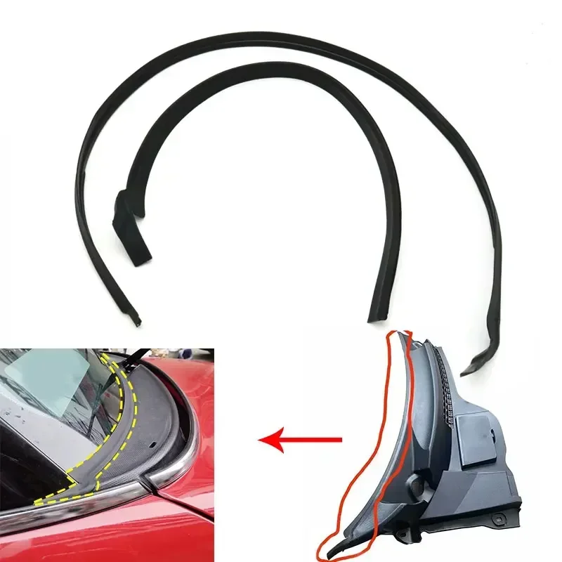 RHD Car Cowl Molding Windshield Cover Weatherstrip Panel Trim Seal Strip For BMW MINI Cooper S R55 R56 R57 2006-2015