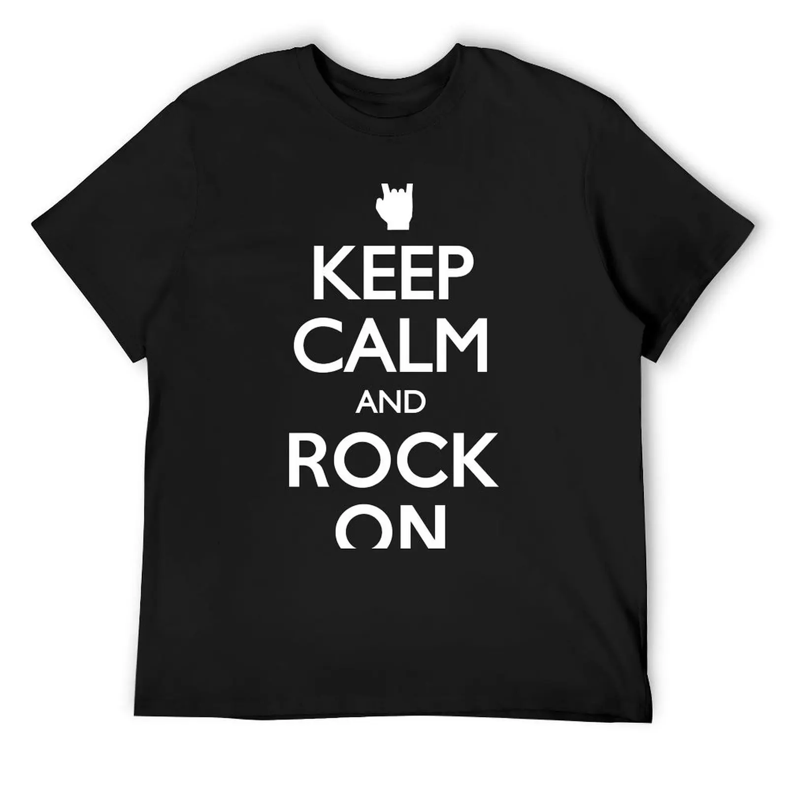 

Keep Calm and Rock On T Shirt T-Shirt cute clothes man clothes baggy shirts for a boy mens fashion