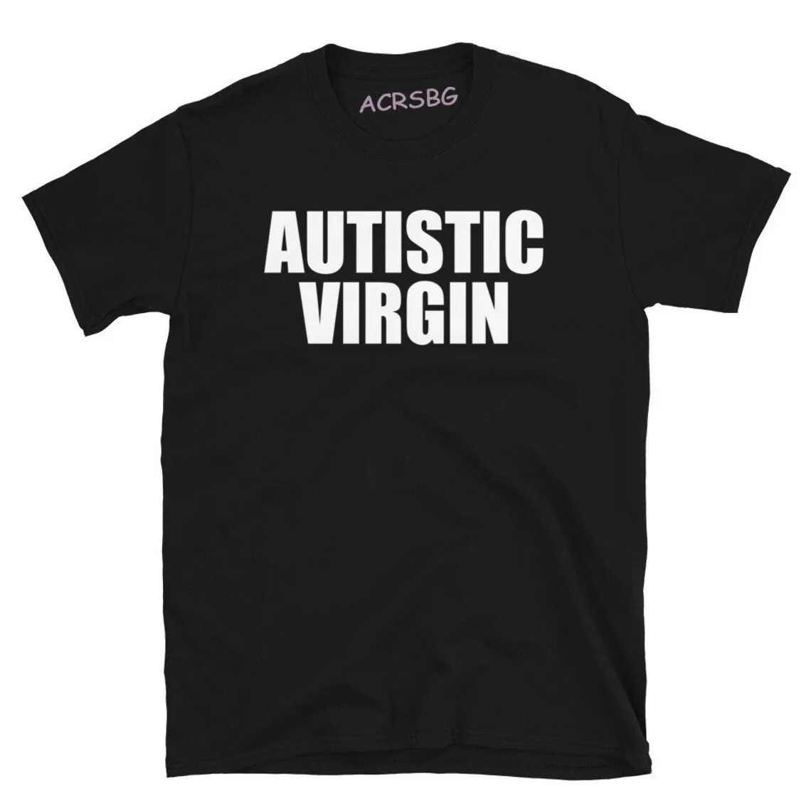 Autistic Virgin Unisex T-shirt Premium Cotton Oversized Men Letters Tee Shirts Ordinary Luxury Sweatshirts Man O-Neck Clothes