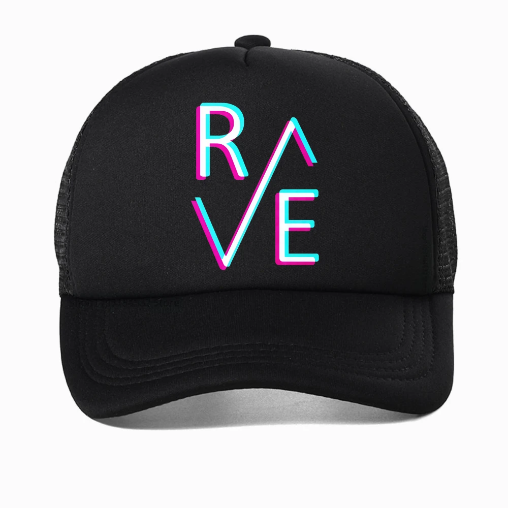 

Techno Rave baseball cap Dj Electronic Dance Music Summer Graphic Streetwear cap Birthday Gifts hat Breathable snapback hat