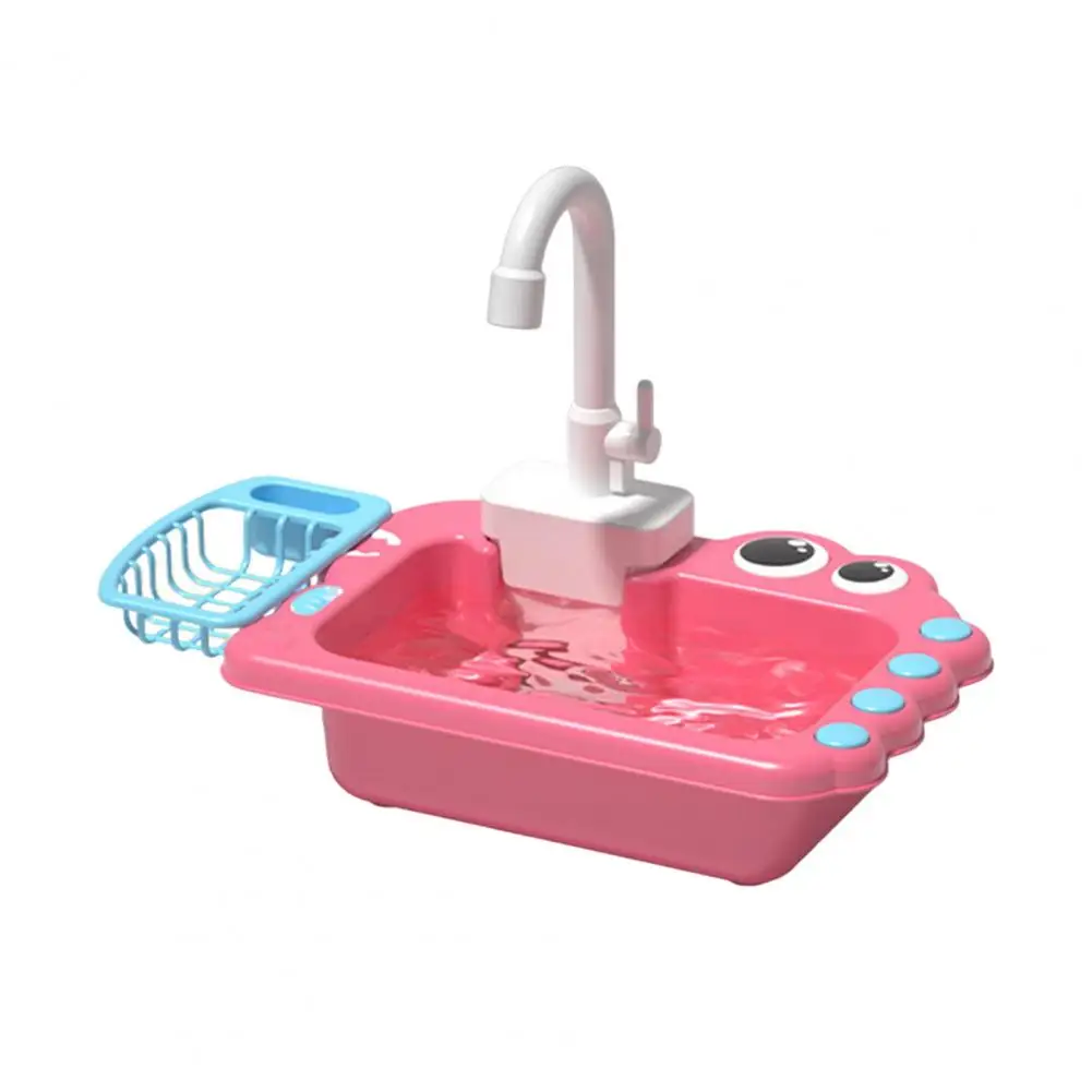 Giocattolo per bambini Mini Toddler Playhouse lavastoviglie lavello Set con sistema di acqua corrente finta gioco di ruolo giocattoli di dinosauro per ragazzi