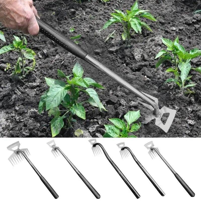 

Weeding Hoe Rake Steel Weeds Puller Weeding Artifact Uprooting Weeding Tool Agricultural Garden Tool Uprooting Weeds Loose Soil