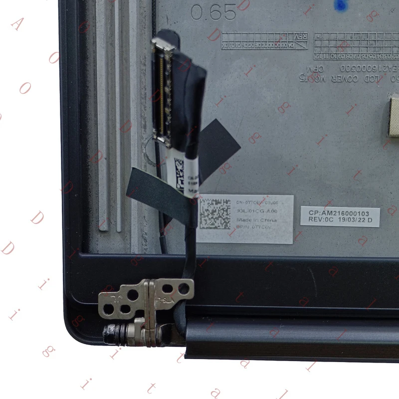 

LL 0T7C6V-0CXNM4 For DELL Latitude 7390 7380 LCD back cover +bezel+hinges+cable