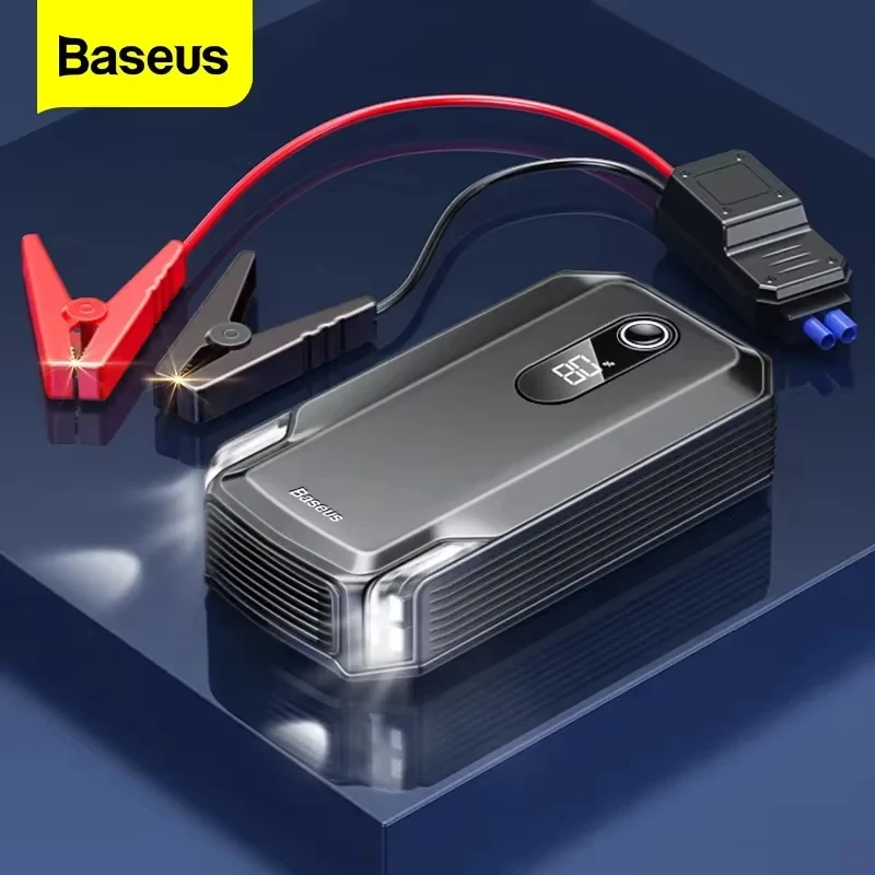 Baseus 20000mAh קפיצת Starter כוח בנק 2000A 12V נייד לרכב סוללה המתנע חירום אוטומטי מאיץ מכשיר התחלה לקפוץ להתחיל
