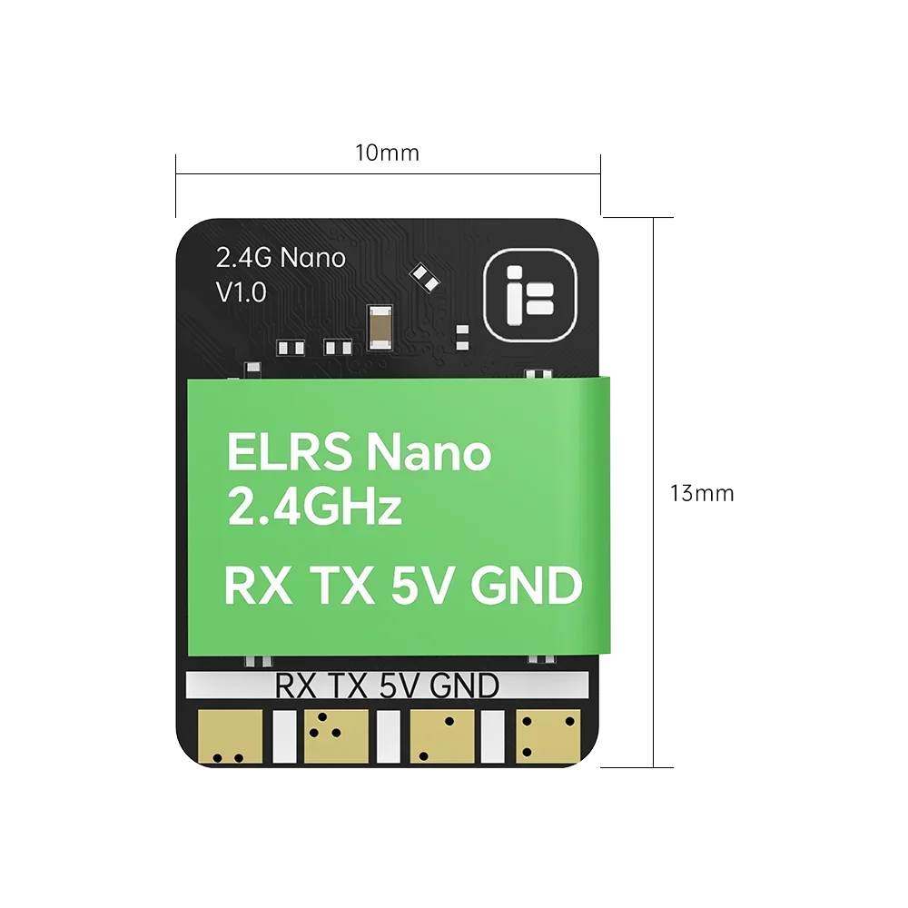 IFlight ELRS NANO Receiver 2.4G / 915MHZ with SMD / 40mm / 70mm Antenna