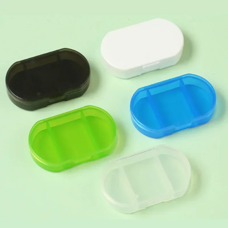 Pill Box Mini Pill Case 2/3 Grids Tablet Pill Organizer Case Dispenser Travel Tablet Holder Container Medicine Drug Storage Box