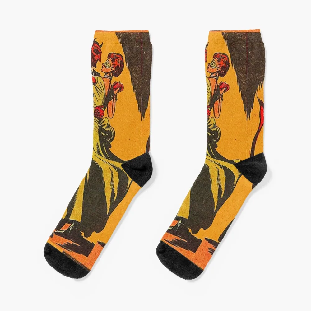 Dance With A Devil Socks Novelties luxury winter gifts Men's Socks Luxury Women's