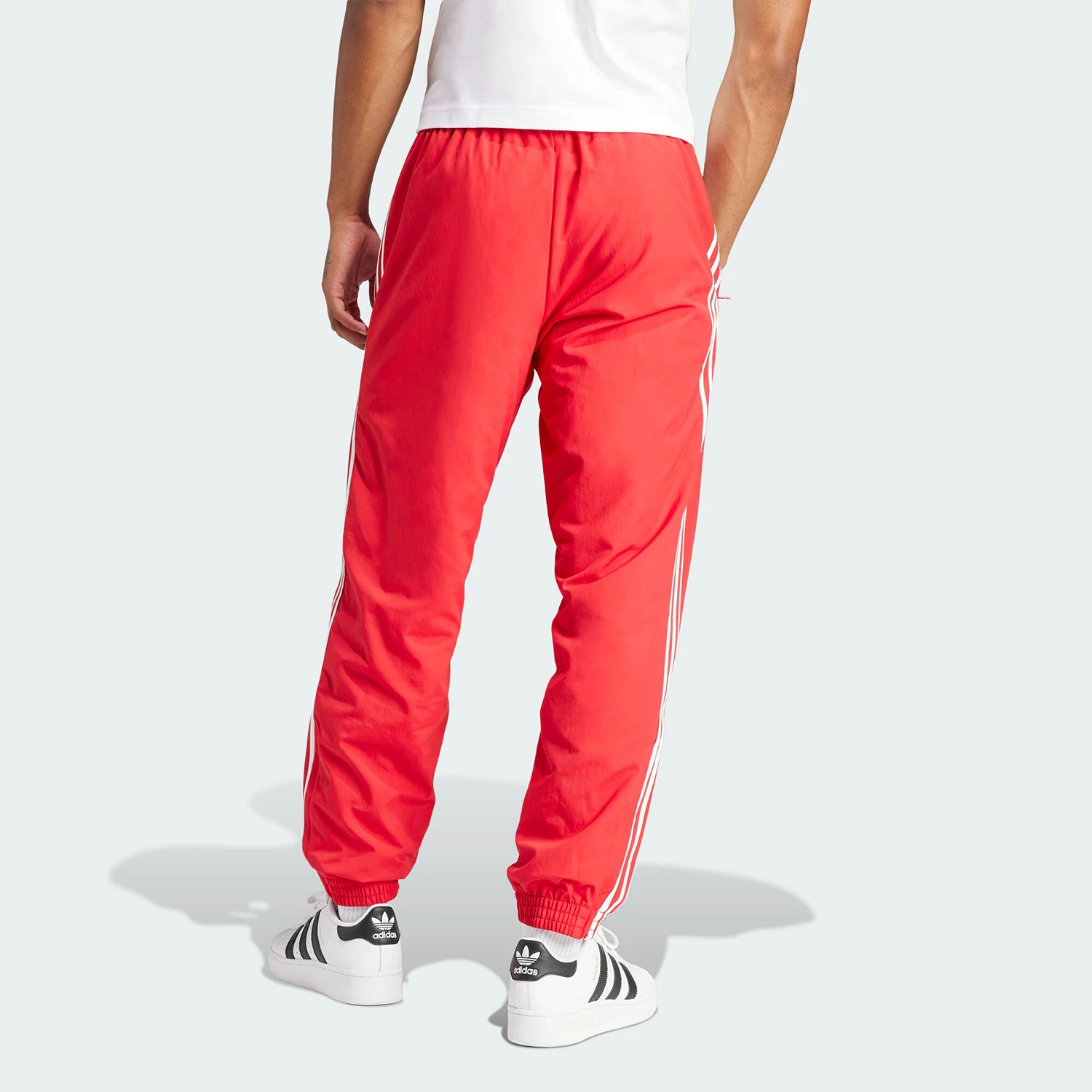 Adidas genuine clover men's retro woven sports ankle pants IT2498