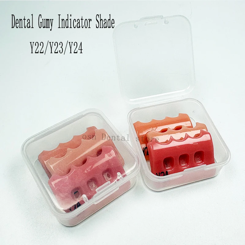 Gingiva Indikator Gum Color GuideDental Gumy Gingival Color Plate Indicator Tri-Color Kit Y22/Y23/Y24 Similar SHOFU