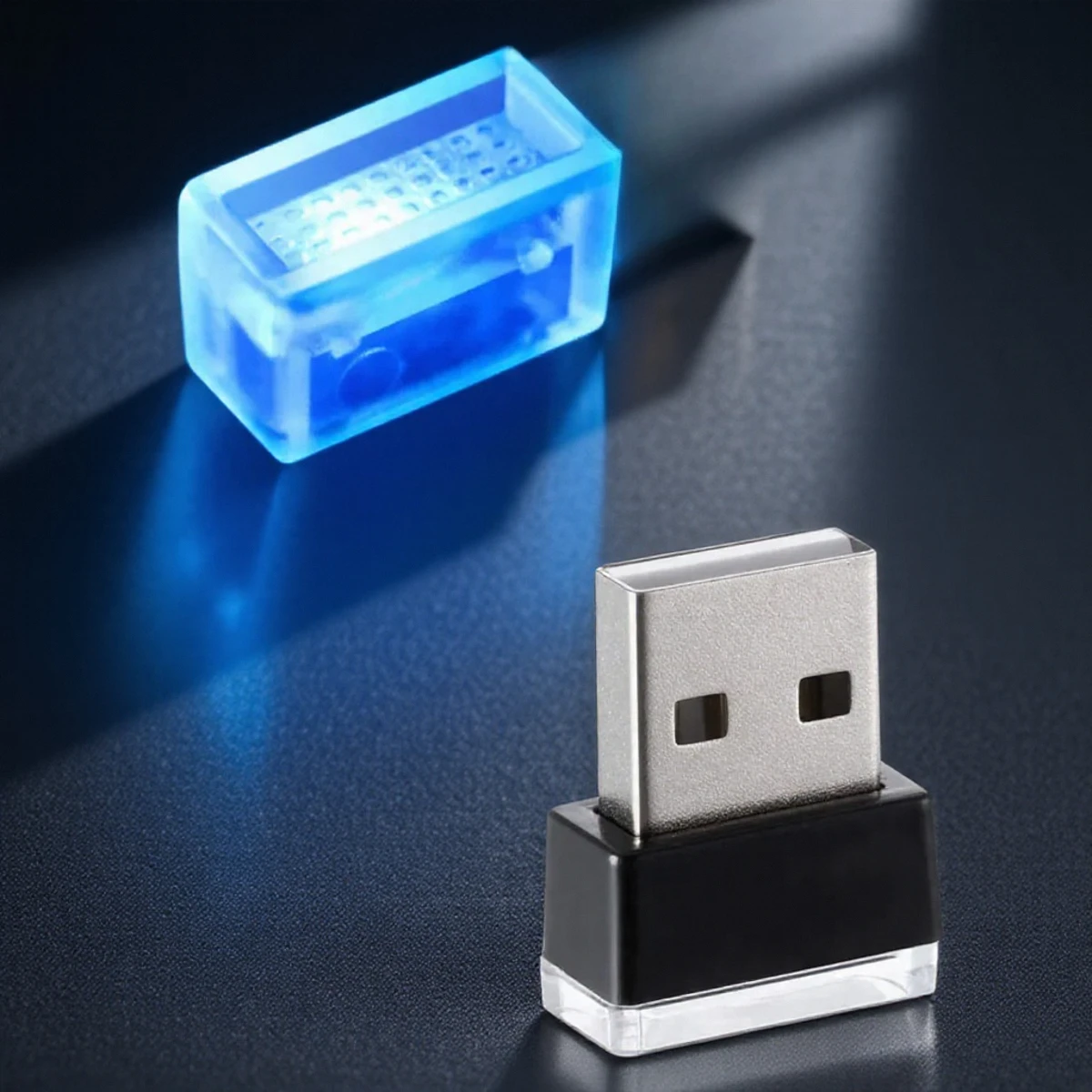 

Автомобильное окружающее светодиодное освещение USB Портативный ночник Многофункциональный декоративный атмосферный светильник для автомобилей Компьютер и домашнего использования