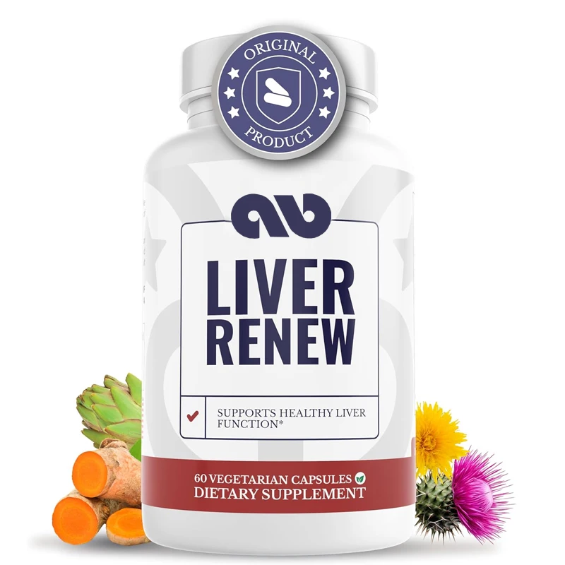 Liver Renewal - Liver Cleansing, Detoxification, and Repair - Contains Artichoke, Milk Thistle, Dandelion, and Turmeric