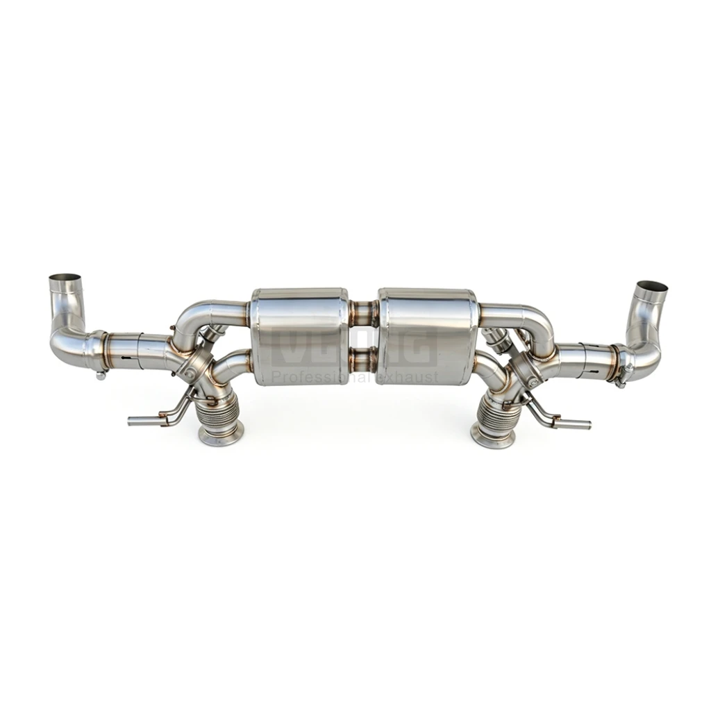 

Stainless Steel Dual Resonator Valve Exhaust for Lamborghini Huracán LP580-2 LP610-4 5.2L 2014-2019 High Performance
