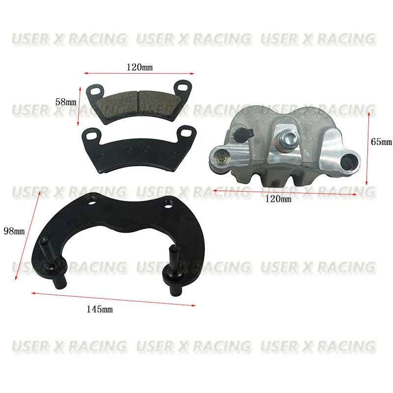 USERX Motorcycle Modification Accessories Brake pump caliper lower pump Aluminum alloy For Polaris Ranger 500 RZR 900 1000 XP
