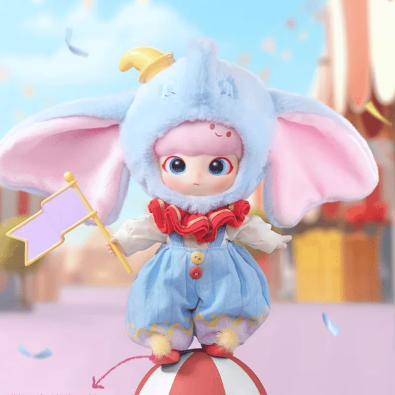 Dimoo e Dumbo Series Action Figures Toy Kawaii Doll Cartoon Bjd giunti mobili ornamenti modello da collezione regalo di compleanno per bambini