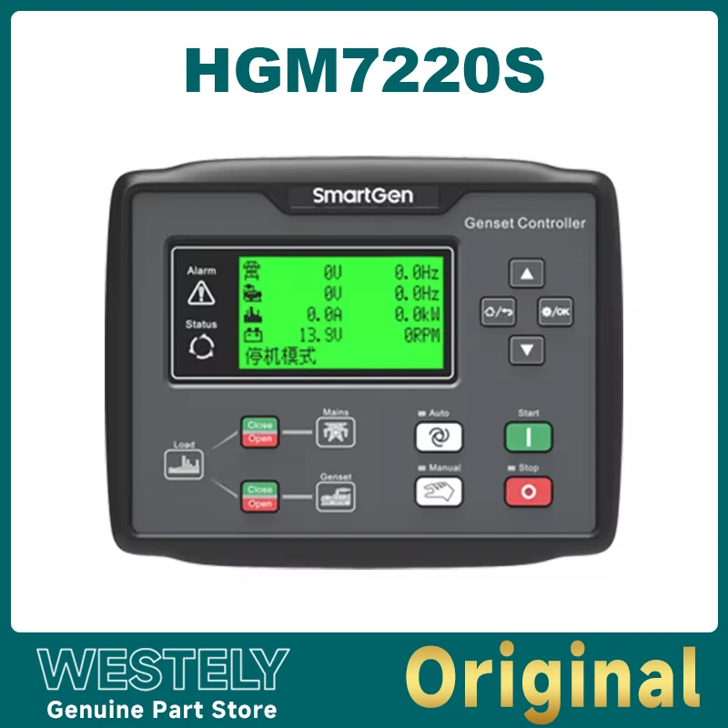 Original New Smartgen HGM7220S Diesel Generator Unit Automation Four Protection Cloud Monitoring Remote Controller Panel